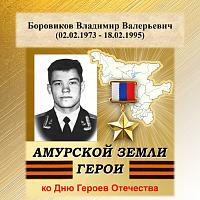 Виртуальная выставка-портрет «Амурской земли герои», В. В. Боровиков