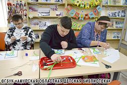 В минувшее воскресенье в библиотеке распустились незабудки!